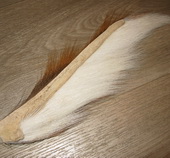 1/2 bucktail large natural white 